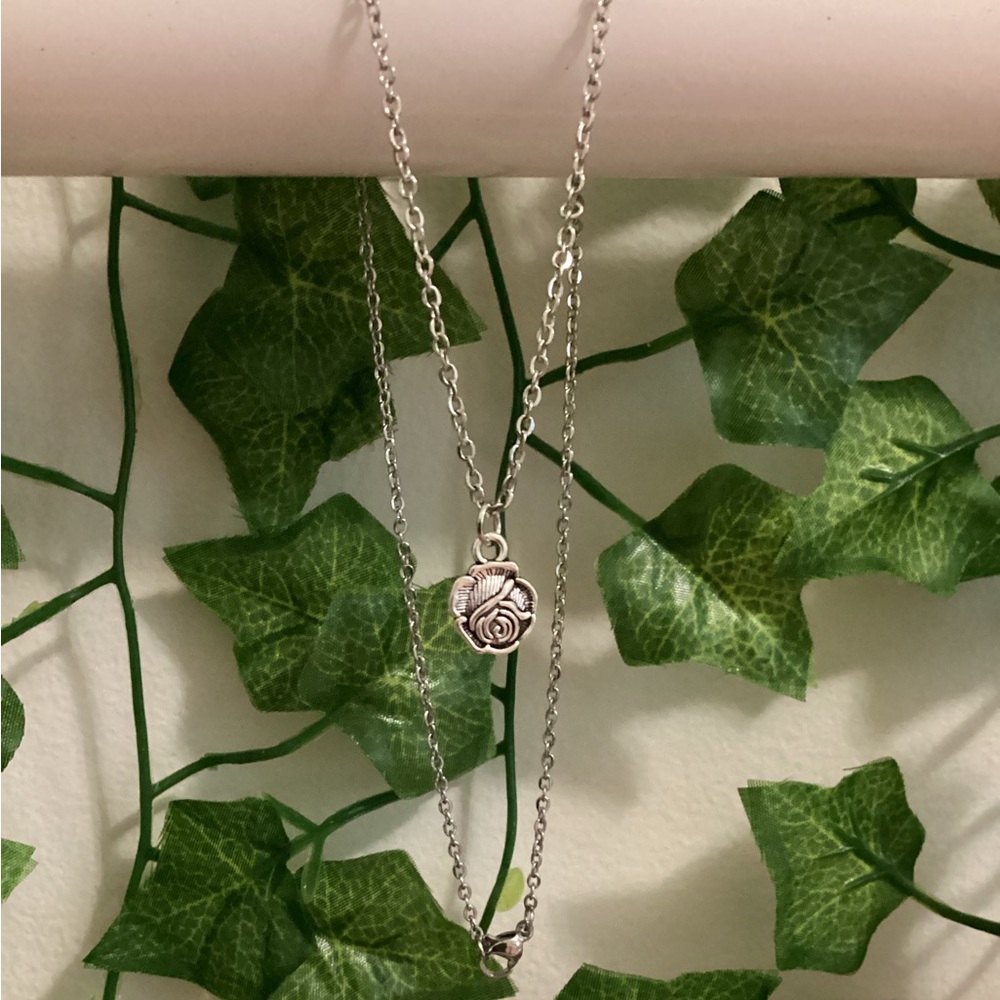 Rose Stainless Steal Necklace